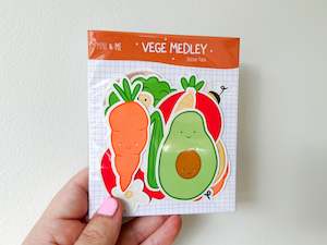 Stickers: Sticker Pack - Happy Vegetables