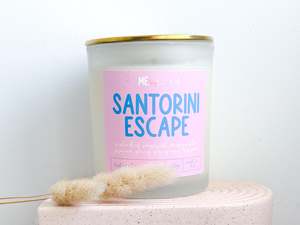 Frontpage: Soy Wax Candle - Santorini Escape