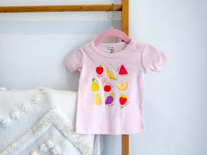 Organic Cotton Baby T-shirt – Fruit Fiesta