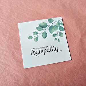 Add A Card: With Deepest  Sympathy