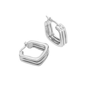 Minnie Hoop - Sterling Silver