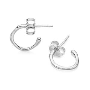 Jewellery: Neve Hoop Small - Sterling Silver