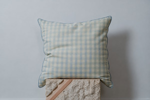 Euro Pillowcase - Cloud Gingham