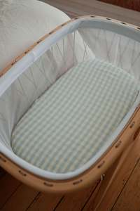 Fitted Sheet - Cloud Gingham