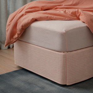 Bedding: Valance - Blush Gingham