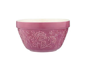 Rose 'In The Meadow'/Pudding Bowl 16cm/Purple