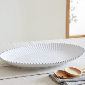 Costa Nova: Pearl Platter/White