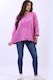 W Star Sweater Flamingo