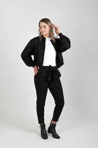 Keen Jacket Black Linen - EXCLUSIVE TO MINT
