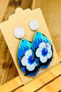 Over The Ditch: Blue Hawaiian Dangles