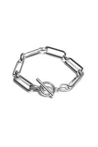 Queen Of Foxes: Classic Link Bracelet Silver