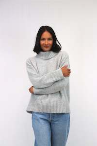Henri Roll Neck Jumper Dove