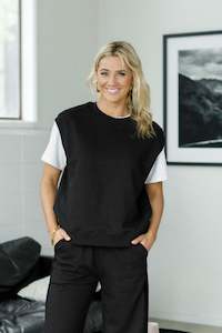 Tees: Alpine Sailor Tee Black with Black X