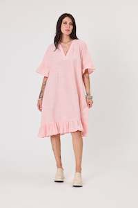 Riviera Dress Sherbet Stripe