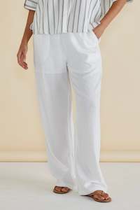 Zaza Relax Pant White