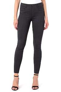 Denim: Gia Glider Black Herringbone