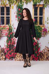 Classified: Andrea Frill Front Dress Black