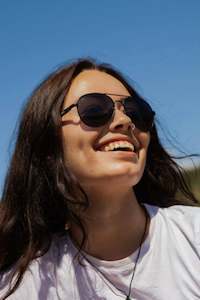 Aviator Black Lens Sunnies