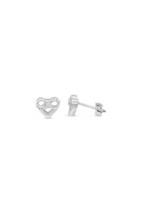 Infinity Heart Stud
