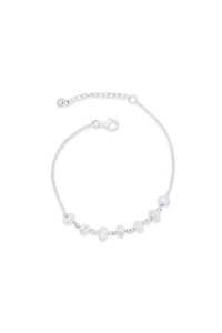 Stones Silver: Sterling Silver Freshwater Pearl Bracelet
