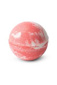 Bath Bomb Swirl Pink Lychee