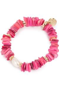 A C Oslo: True Colours Bracelet Magenta