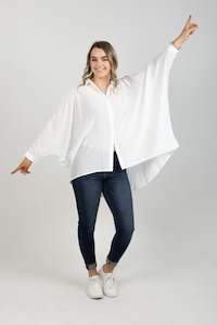 Pretty Basics By Augustine: Lucindas Dream Shirt White
