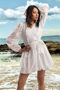 The Bay: Oyster Dress White Lace