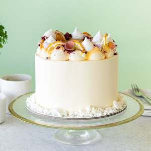 Whole Cakes: Lemon and Boysenberry Meringue