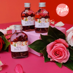 Bodycare Candles Aromatherapy Click Image: Anoint Luxurious Rose Bath Oil