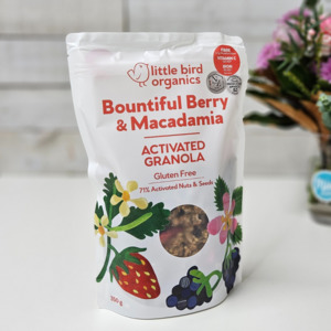 Little Bird Organic Bountiful Berry & Macadamia Activated Granola