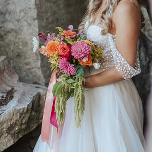 Wedding Flowers Menu Whangarei Northland Flowers: BRIDESMAID BOUQUET | Vibrant & Fun
