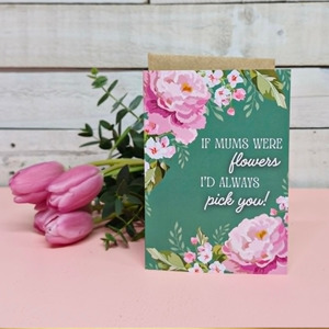 Mothers Day Flowers Sun 10th May 2026: 'If mums were flowers' | Mother's Day GREETING CARD