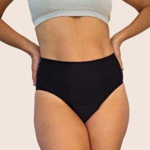 Black & Nude Seamless High Waist Underwear | Moderate Protection | Sizes 10 to 18