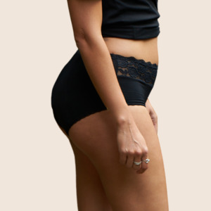Postpartum Care: Lace Leakproof Underwear for Bladder Leaks | Bamboo | 60ml Absorbency