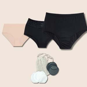 Multi Packs: Best Midi Leakproof Briefs Bundle | For bladder leaks, period and incontinence