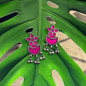 Glass Earrings: Zubaida