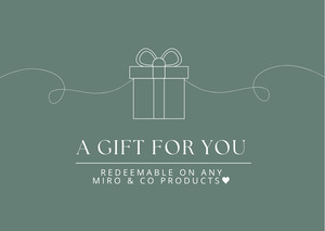Products: MiRo & Co Digital Gift Card