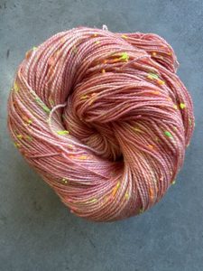 Products: Donegal Nep 4ply - Peachy - Miro Yarns Hand Dyed Yarn New Zealand