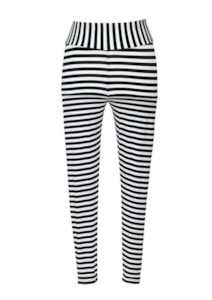 CLEARANCE 7/8 Tights - Stripe Knit