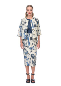 Megan Salmon: Wattlebirds Madmen Skirt - Wattlebirds