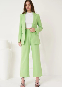 Arata Single Breast Blazer - Wasabi