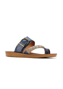 Los Cabos: Bria Sandals - Navy