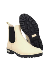 Verbenas: Gaudi Mate Gumboots - Crudo / Negro // LAST PAIR SIZE 39