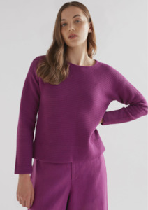 Neiu Ottoman Sweater - Magenta