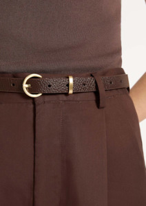 Belts: Happens All The Time Belt - Choc / Gold