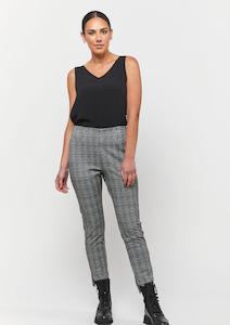 Nz Made Labels: Prince Of Wales Step Pant - Multi