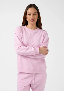 Stella Gemma Tees Sweaters: Essential Sweater - S + G Logo Candyfloss