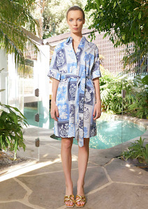 Kiara Botanical Dress - Denim COMING SOON