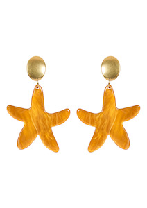 Haiti Drop Earrings - Tan